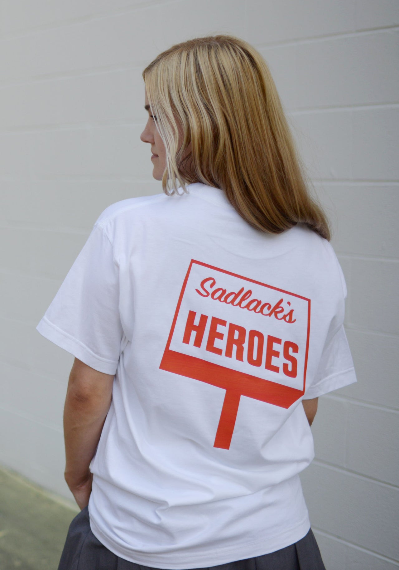 Sadlacks Adult Short Sleeve T - White