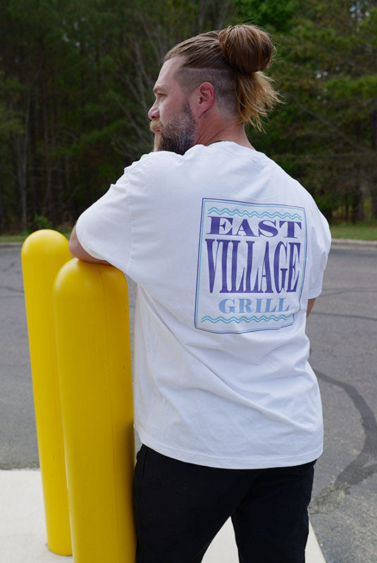East Village Grill Short Sleeve T - White