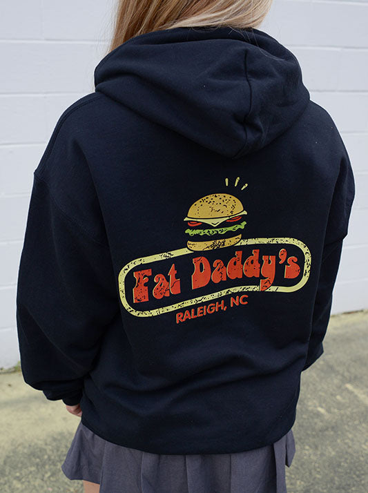Fat Daddy's Adult Heavy Blend Hoodie - Black