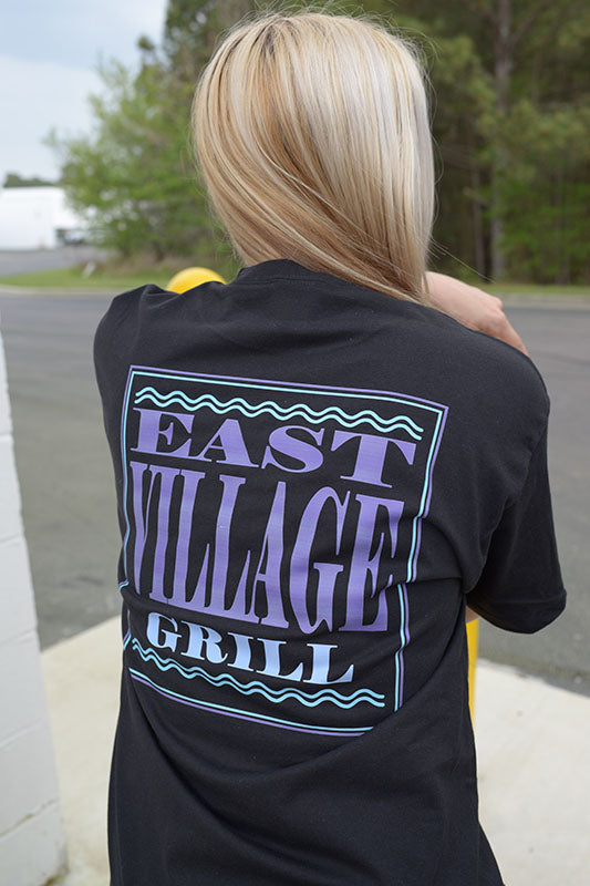 East Village Grill Adult Short Sleeve T - Black