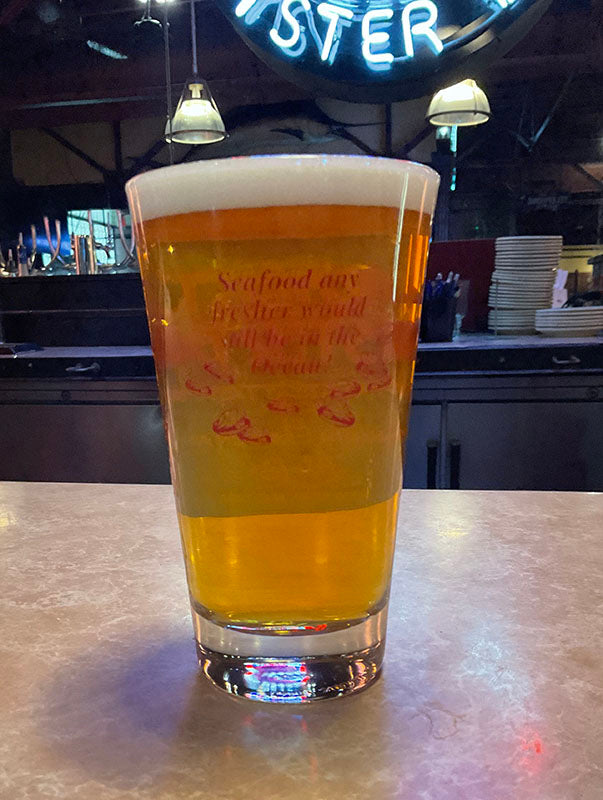 42nd St Oyster Bar Pint Glass - 16oz