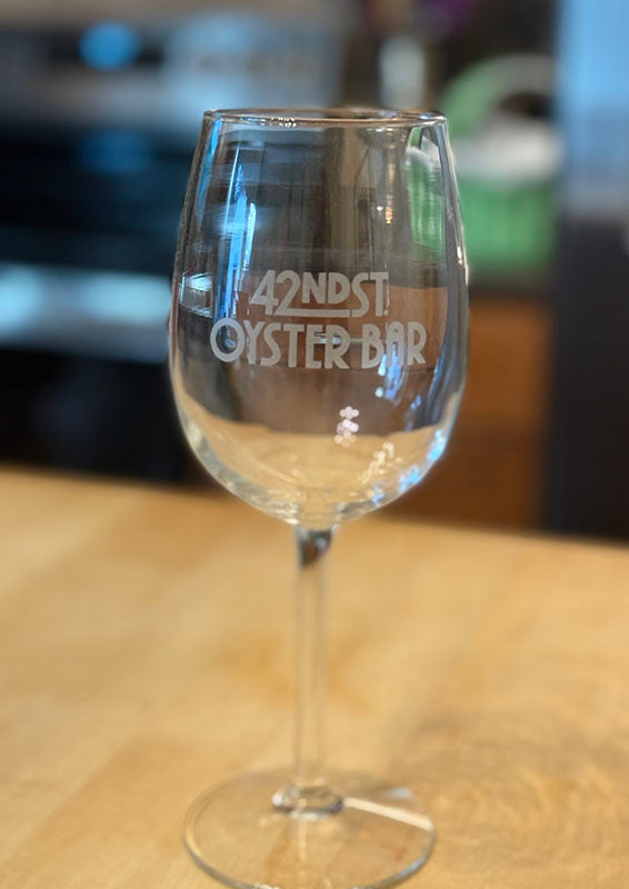 42nd St Oyster Bar Wine Glass - 16 oz
